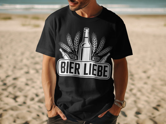 Bier Liebe Graphic Tee For Beer Lovers Shirt