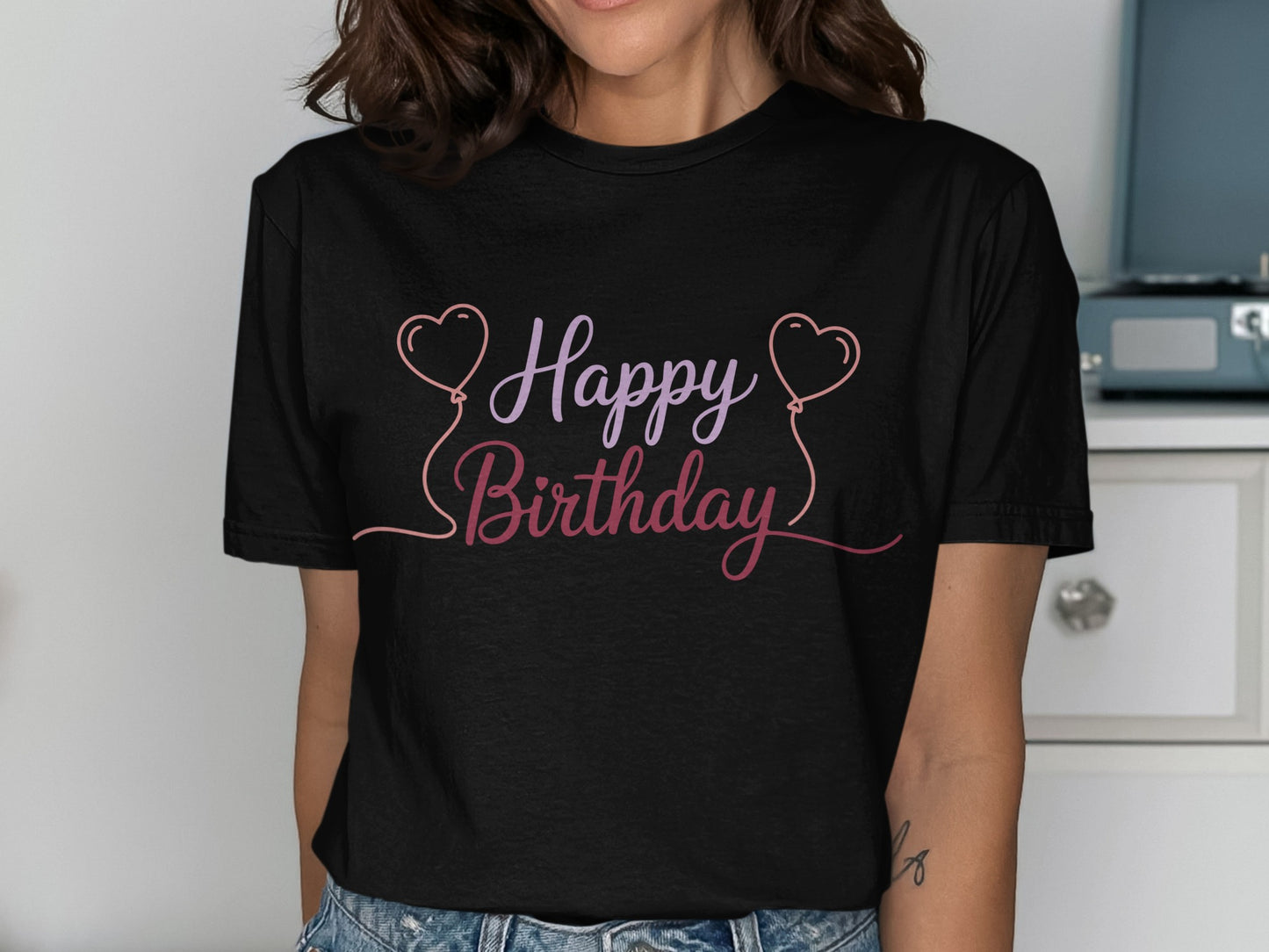 Happy Birthday Graphic Tee for Celebrations