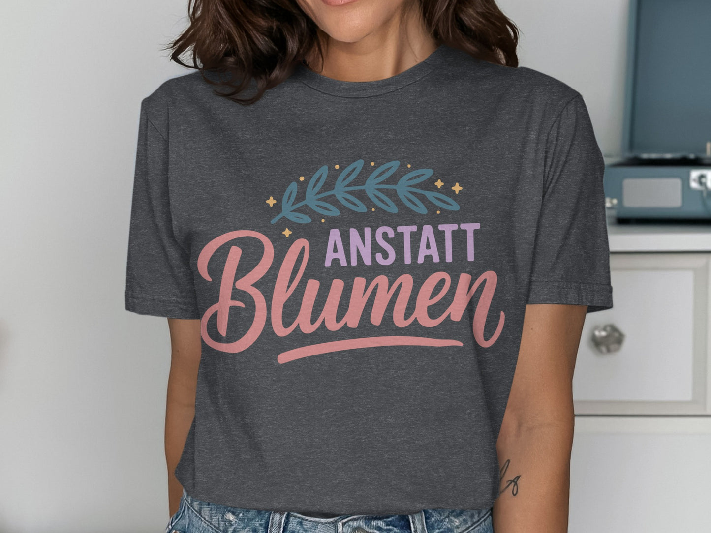 Anstatt Blumen Casual Inspirational Short Sleeve Top