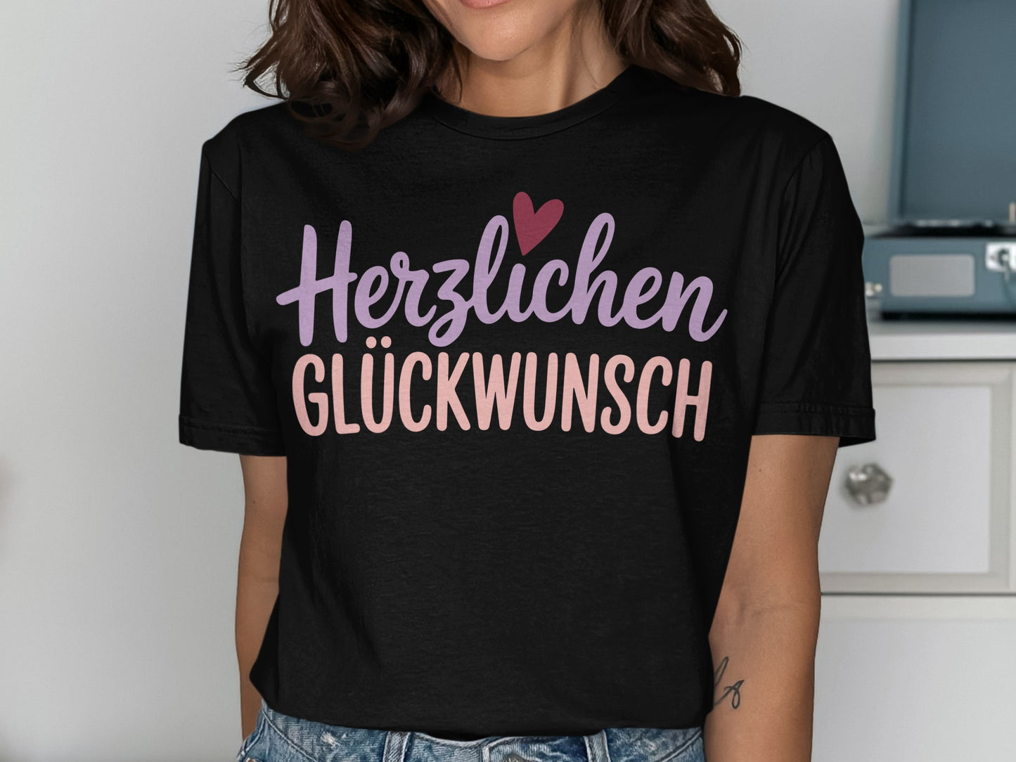 Herzlichen Glückwunsch Printed Tee