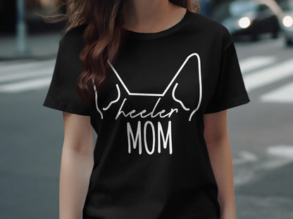 Heeler Mom Graphic Tee for Dog Lovers