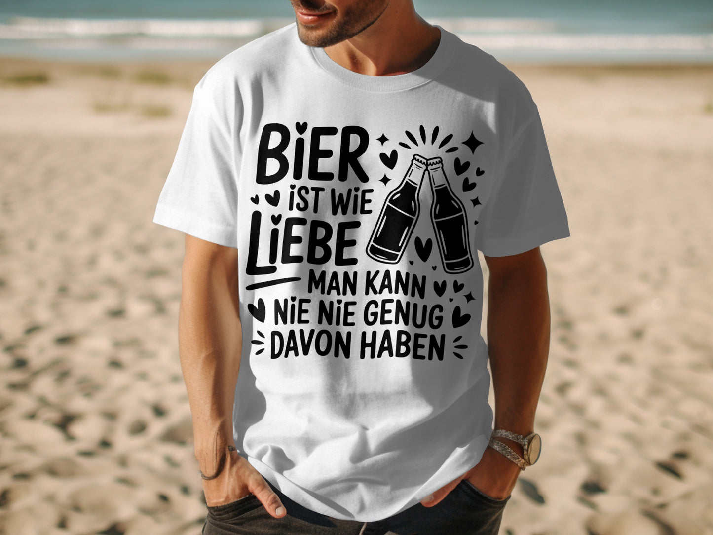 Bier ist wie Liebe man kann nie genug davon haben product