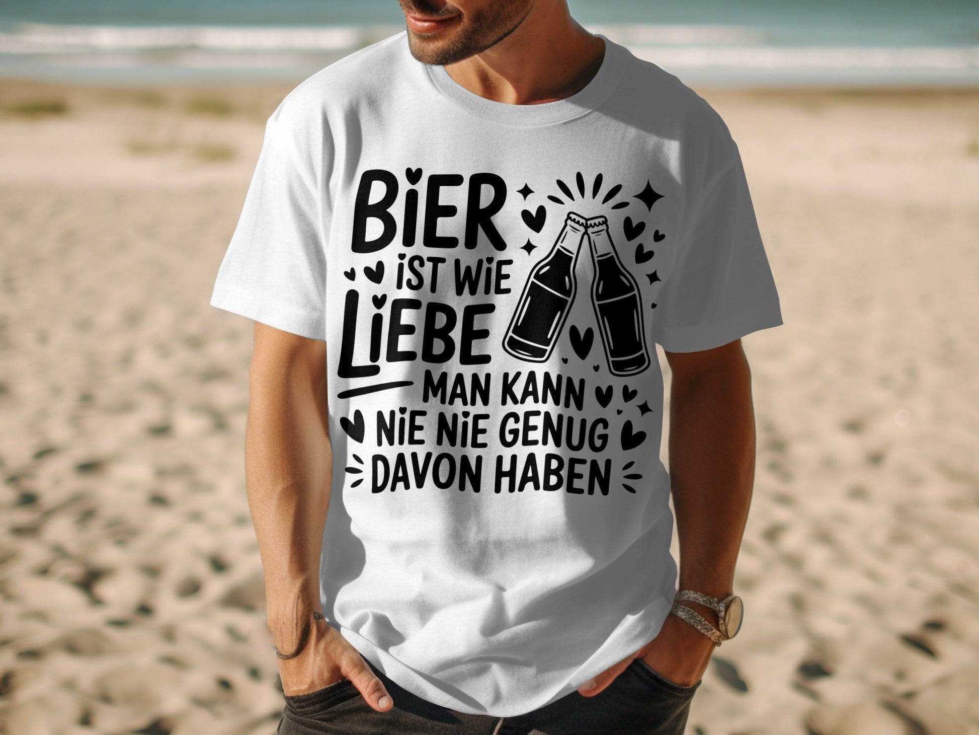 Bier ist wie Liebe man kann nie genug davon haben product