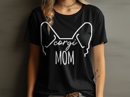 Corgi Mom Graphic Shirt for Corgi Dog Lovers