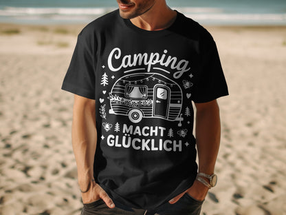Camping Macht Glücklich Graphic T-shirt