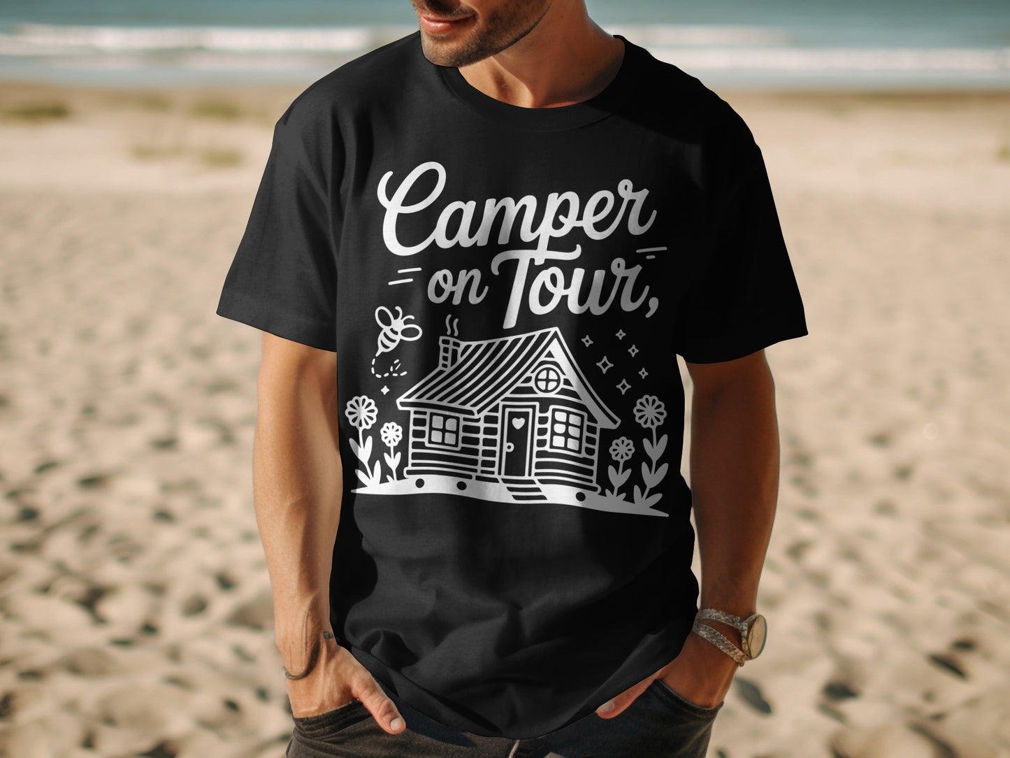 Camper on Tour Shirt for Adventurous Souls