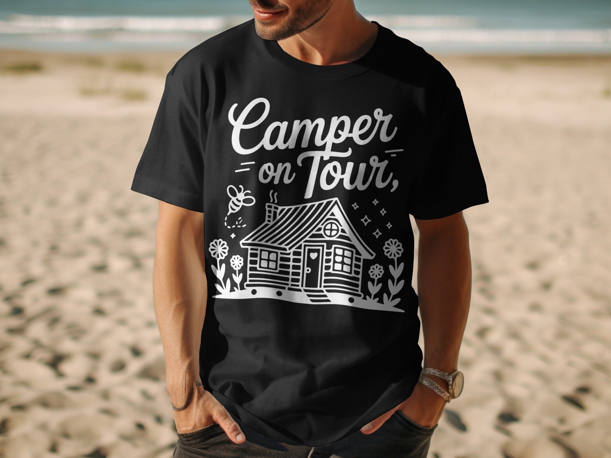 Camper on Tour Shirt for Adventurous Souls