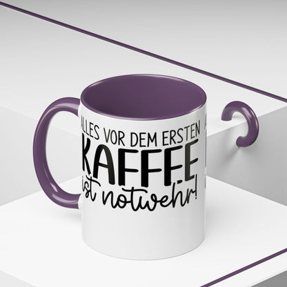 Alles Vor Dem Ersten Kaffee Ist Notwehr Mug