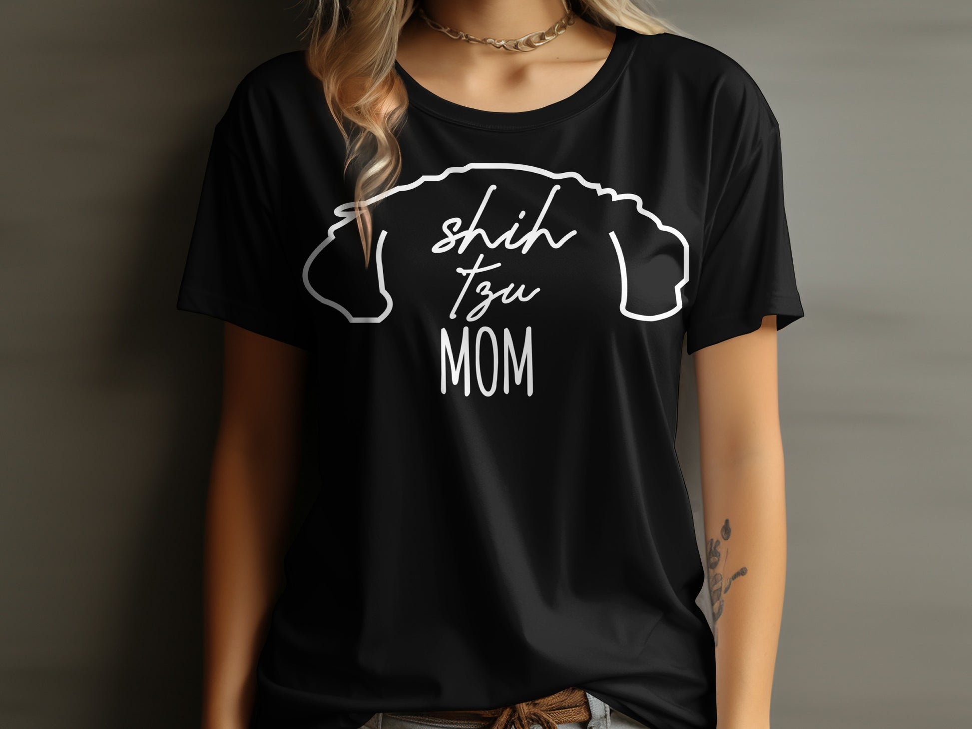 Shih Tzu Mom Shirt for Dog Lovers Unique Design