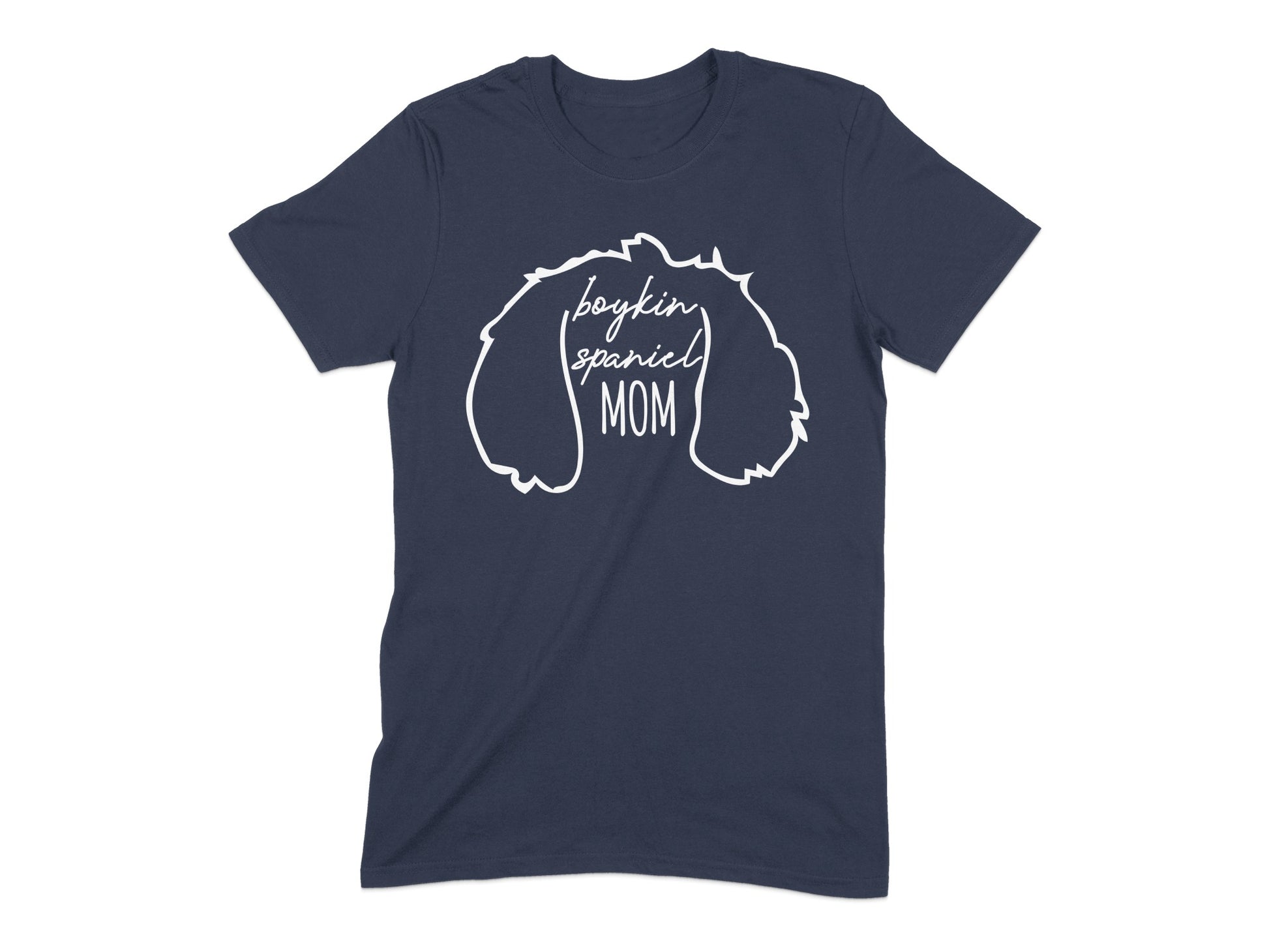 Boykin Spaniel Mom Graphic Tee Shirt for Dog Lovers