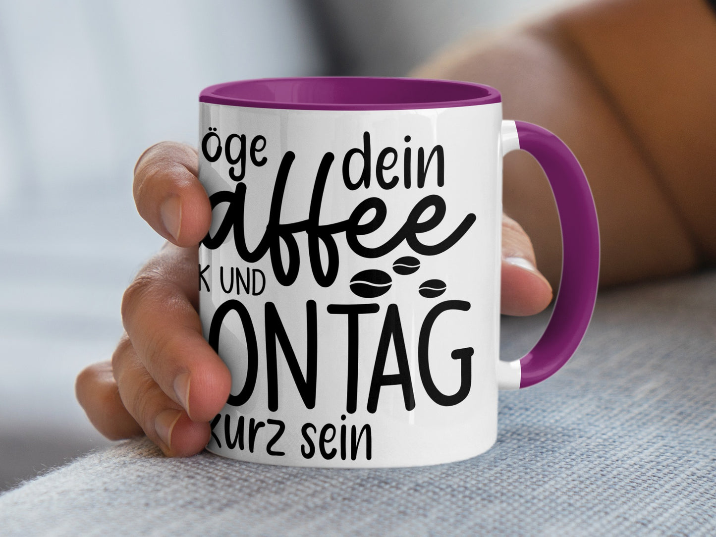 Möge dein Kaffee stark und dein Montag kurz sein mug