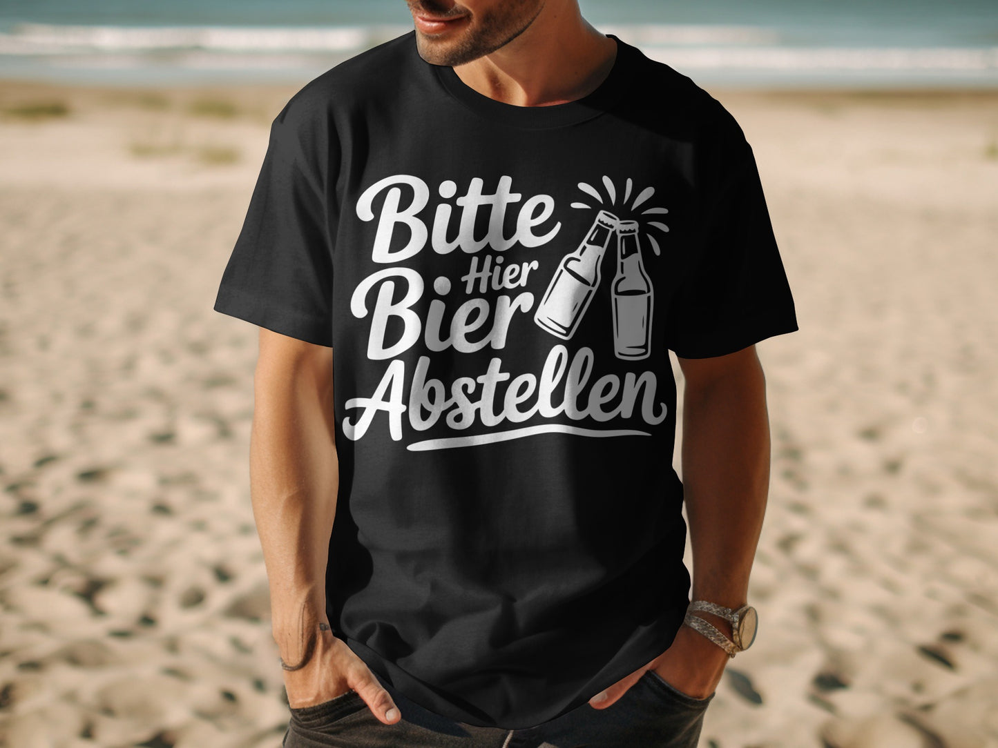 Bitte Hier Bier Abstellen T-shirt