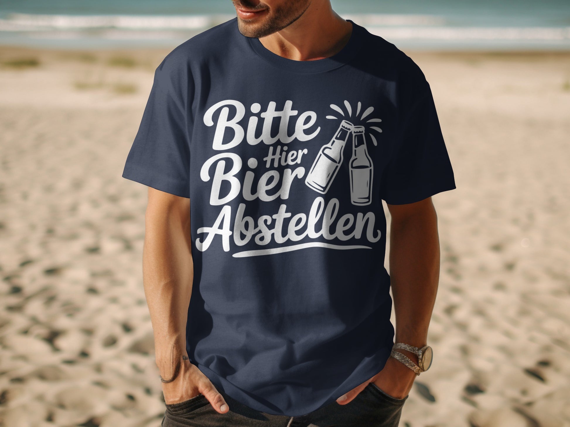 Bitte Hier Bier Abstellen Graphic Tee