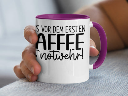 Kaffee Ist Notwehr Design Coffee Mug