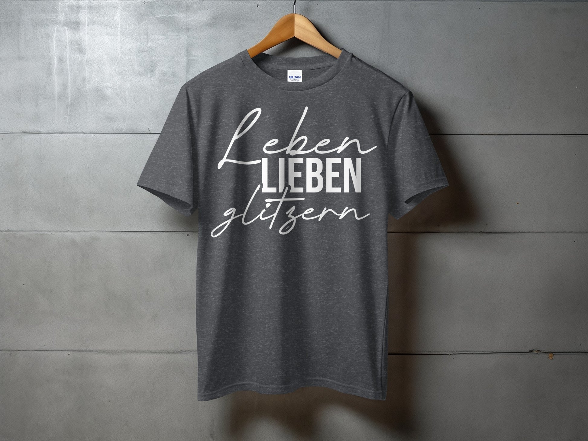 Leben Lieben Glitzern T-Shirt product