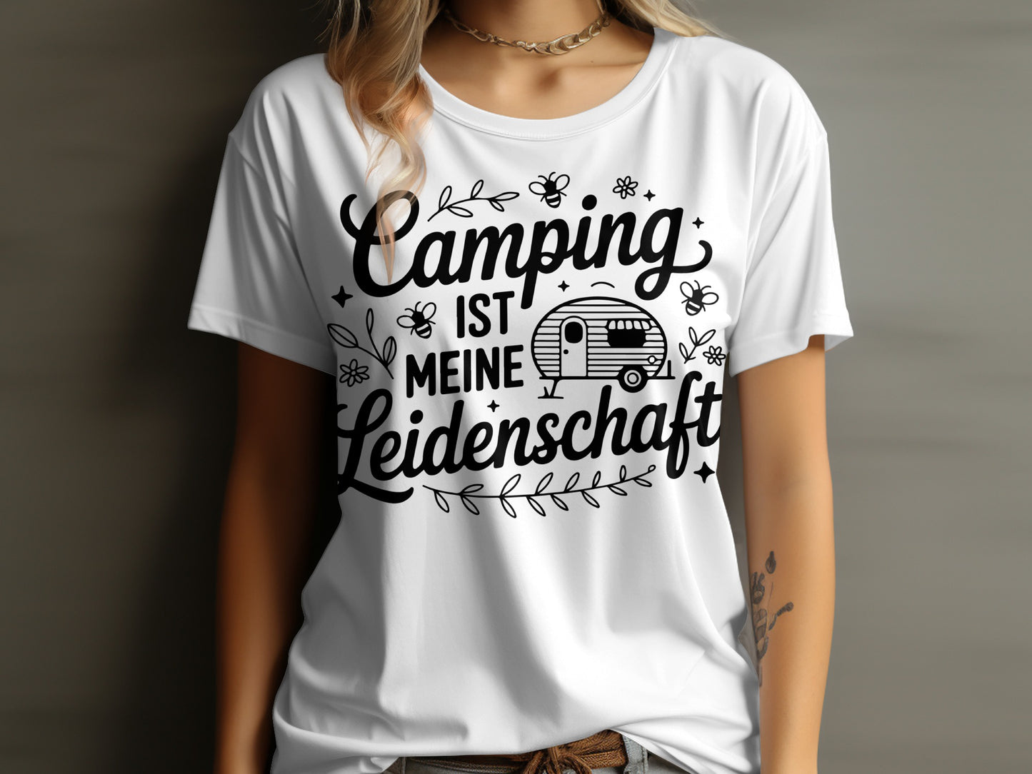 Camping ist meine Leidenschaft t-shirt