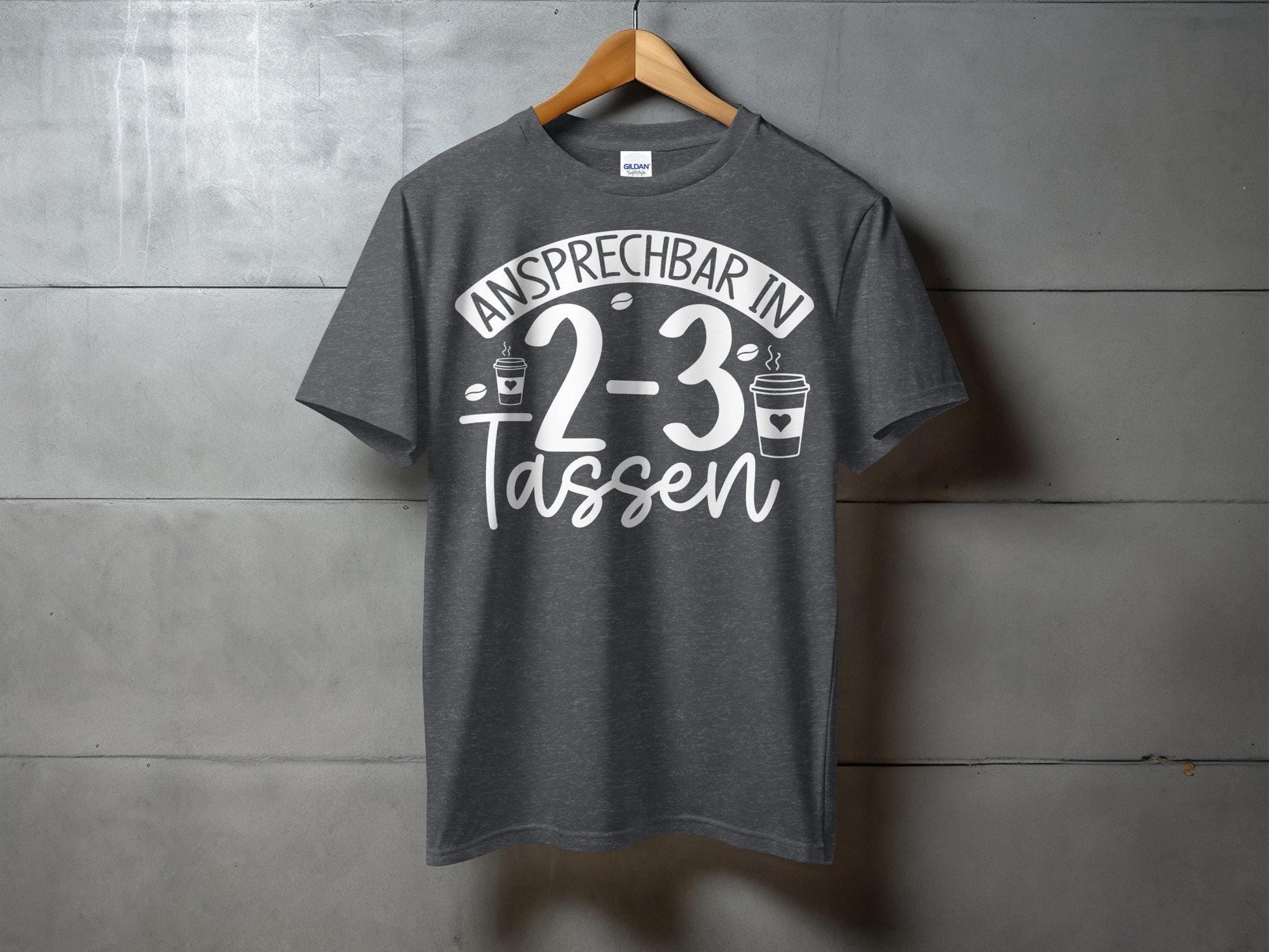 Ansprechbar in 2-3 Tassen Graphic T-shirt