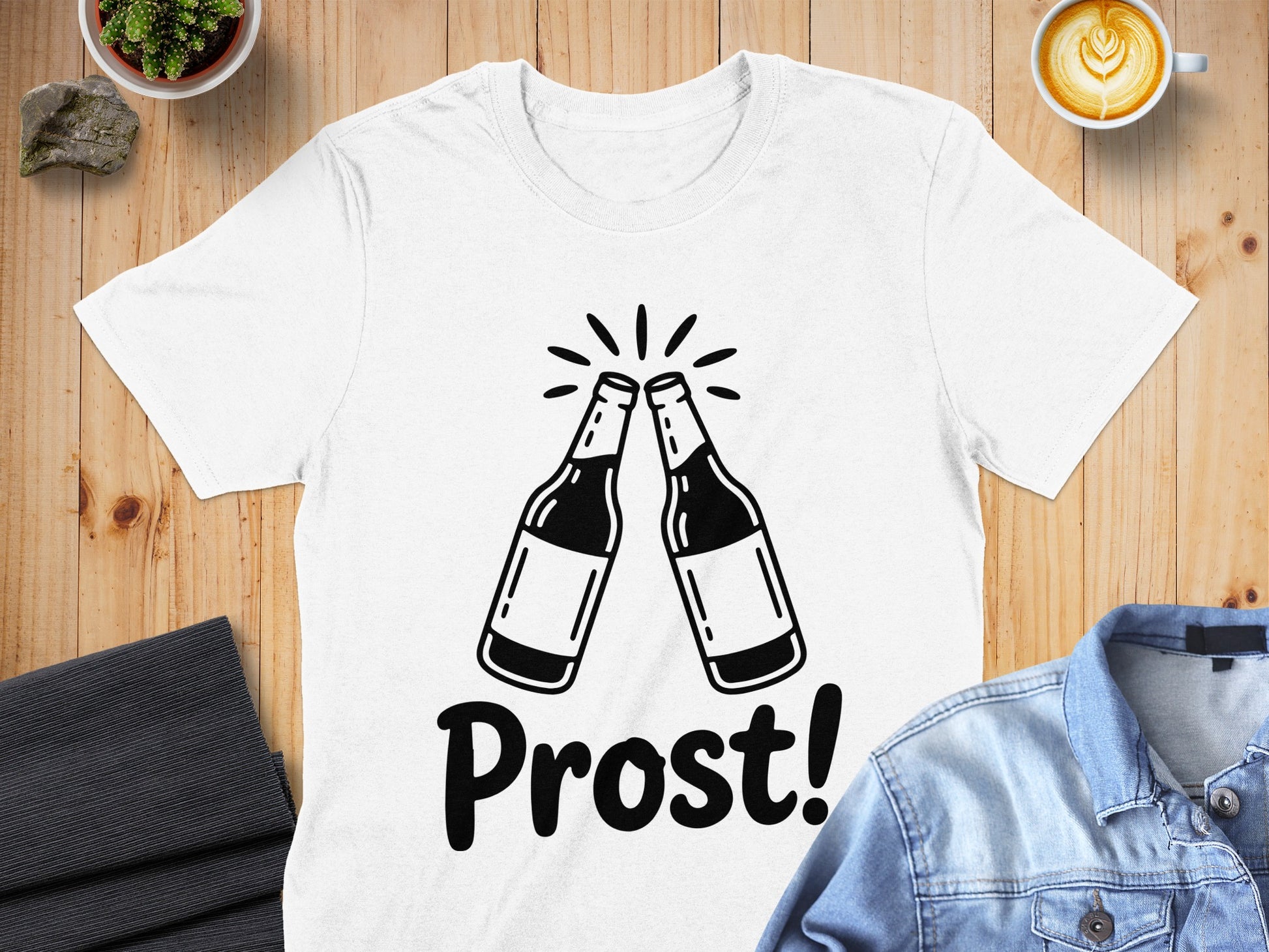 Prost Celebration Beer Bottles Themed T-shirt