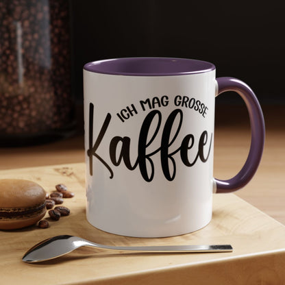 Ich mag grosse Kaffee mug for coffee lovers