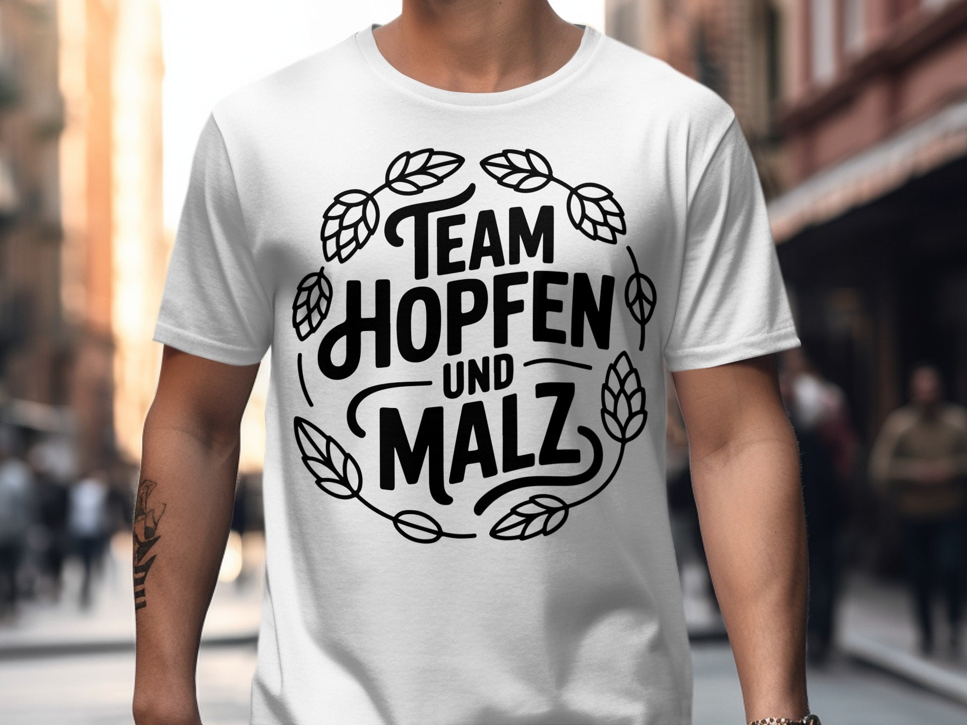 Team Hopfen Und Malz White Graphic T-shirt Product