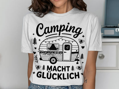 Camping Macht Glücklich Graphic T-Shirt