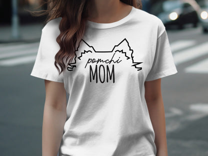 Pomchi Mom Cute and Fun Graphic Tee
