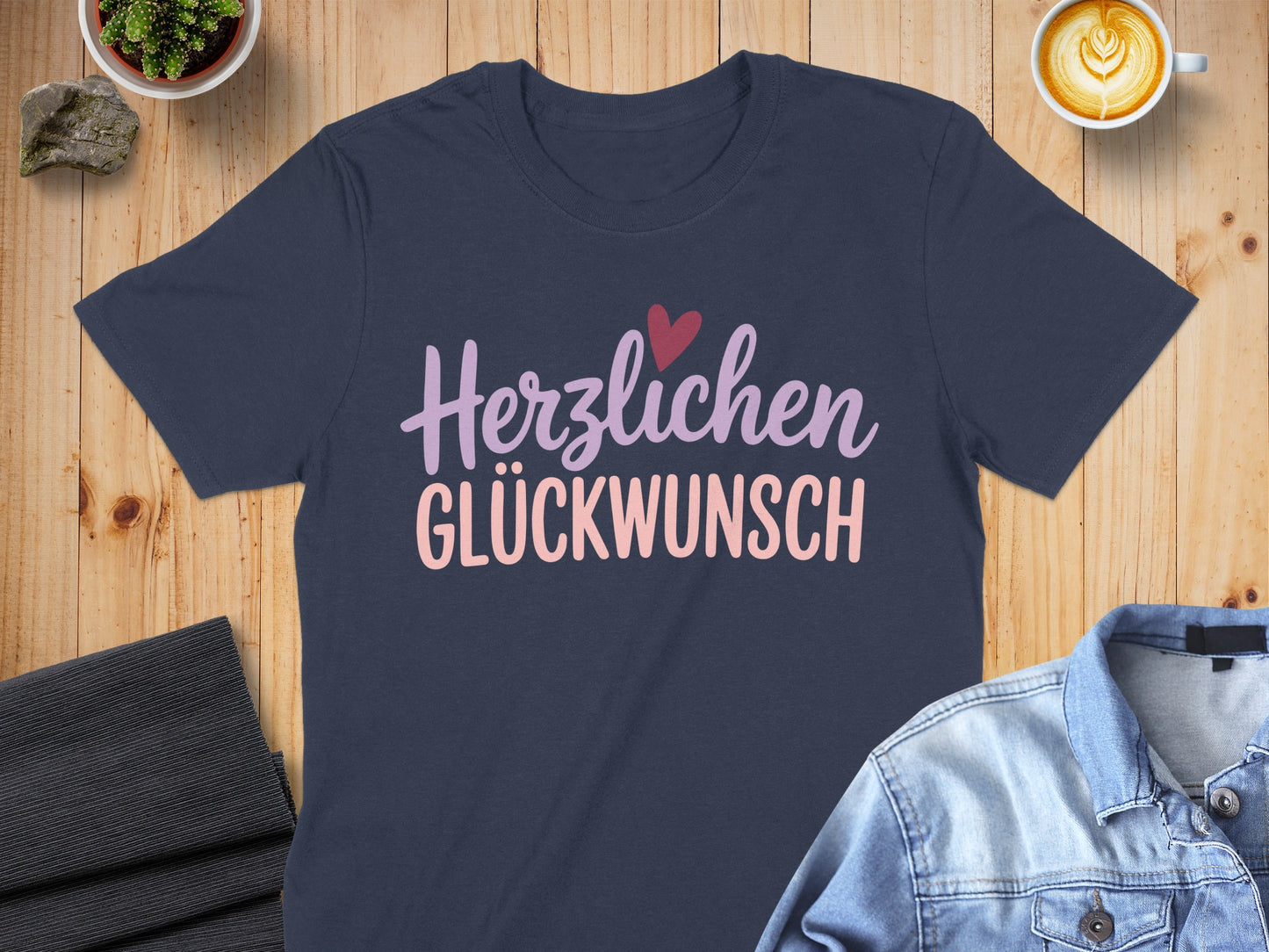 Herzlichen Glückwunsch T-shirt for celebrations