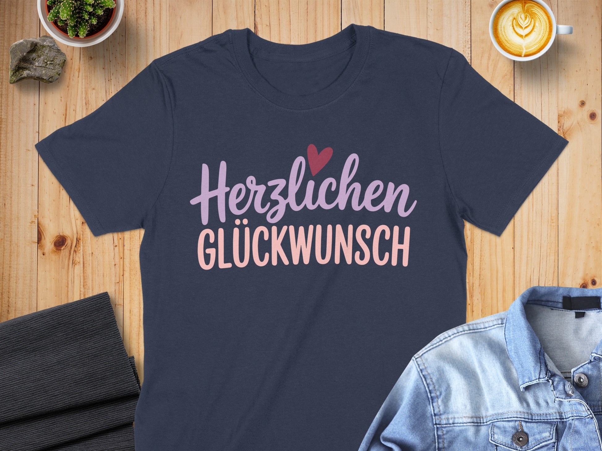 Herzlichen Glückwunsch T-shirt for celebrations