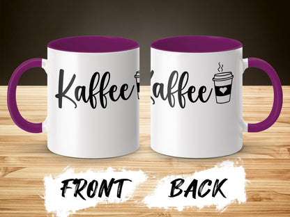 Kaffee Front Back Design Mug for Coffee Lovers