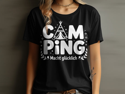 Camping Macht Glücklich Graphic T-Shirt