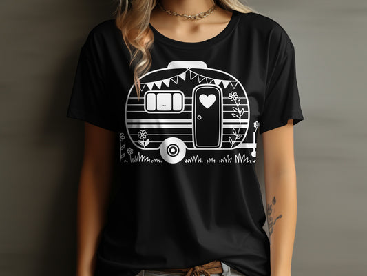 Cute Camper Graphic Printed Tee Shirt product