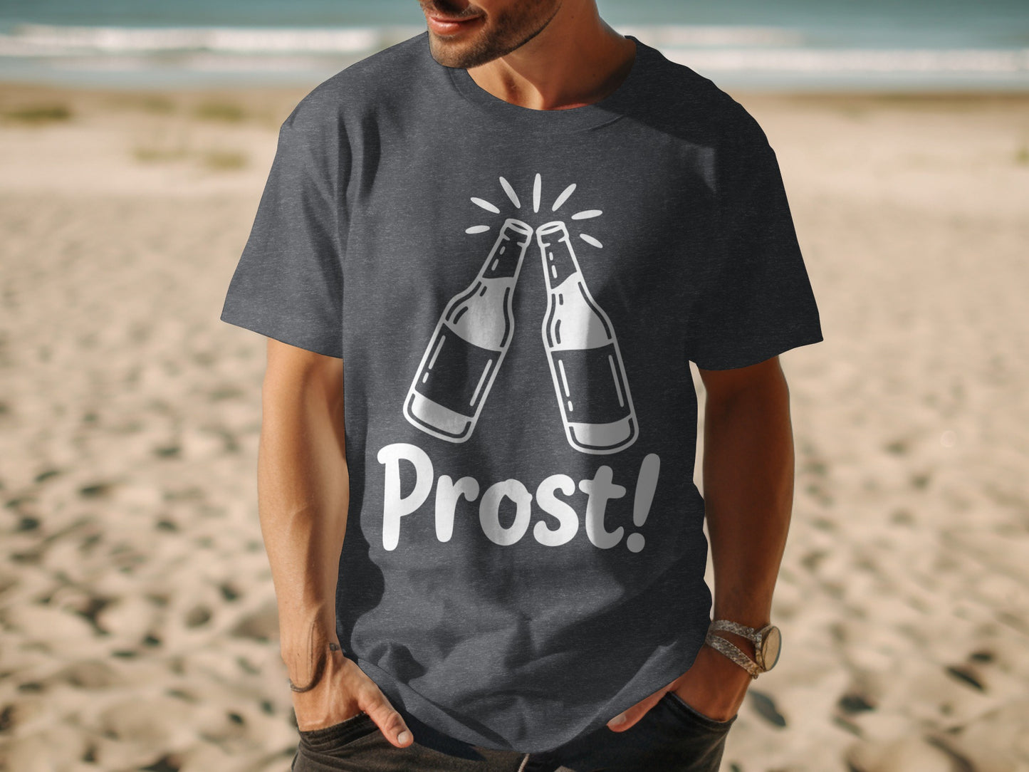 Prost Celebration Graphic Tee for Beach Outings