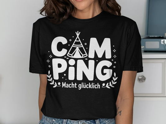 Camping Macht Glücklich Graphic T-Shirt