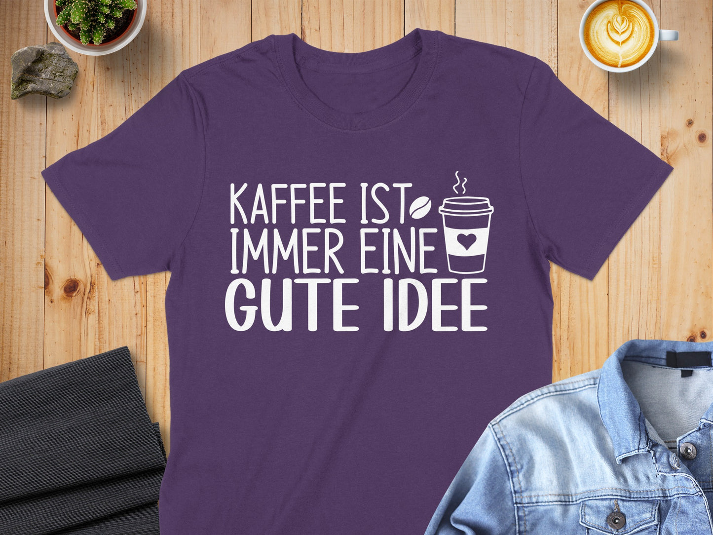 Kaffee Ist Immer Eine Gute Idee T-Shirt