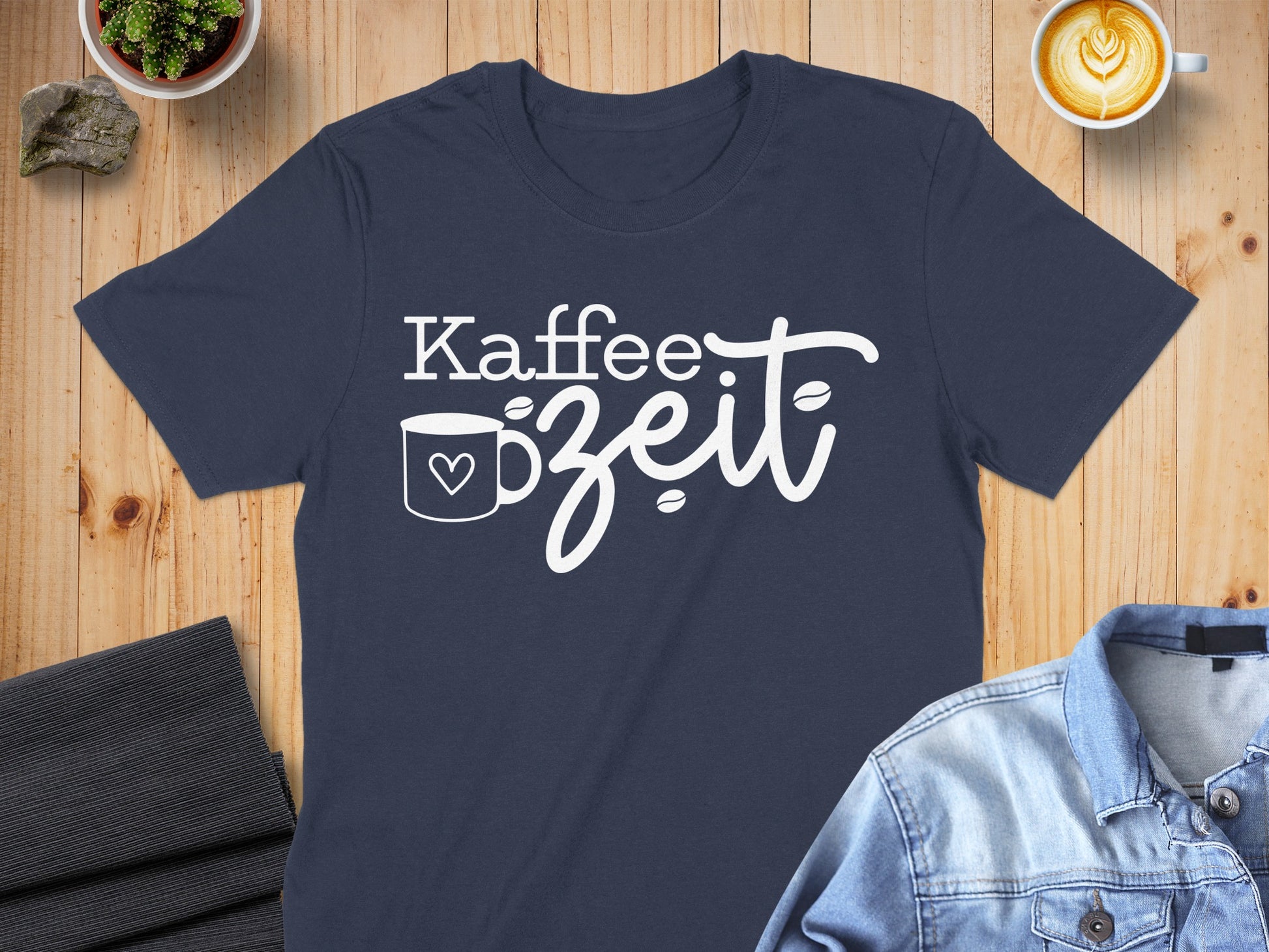 Kaffee Zeit Graphic Tee for Coffee Lovers