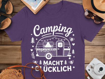 Camping Macht Glücklich Graphic T-Shirt