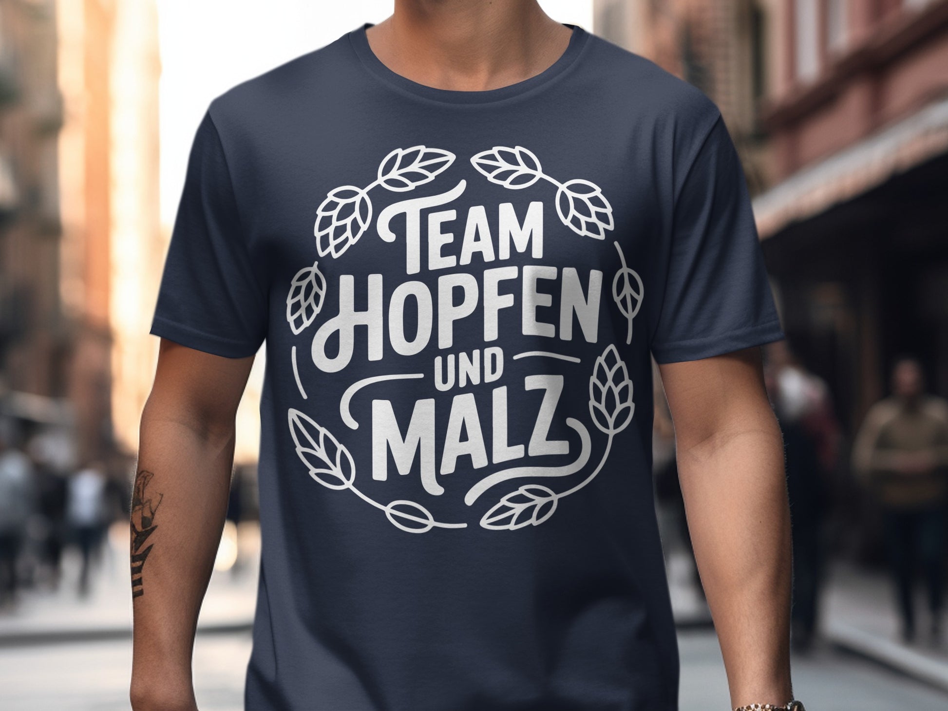 Team Hopfen und Malz Shirt with Unique Design