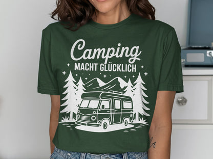 Camping Macht Glücklich Camper Van T-Shirt