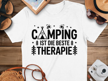 Camping Ist Die Beste Therapie Shirt