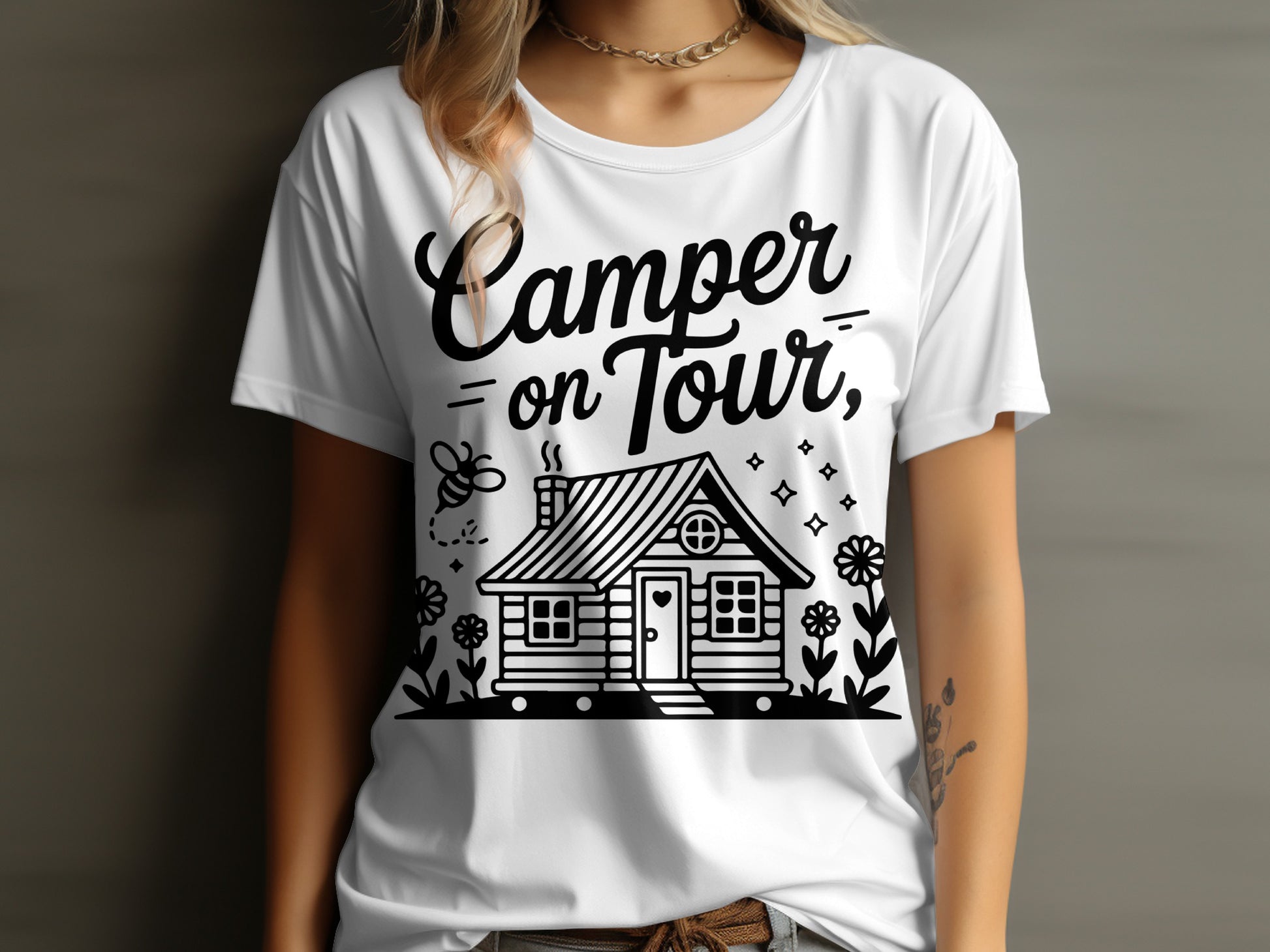 Camper on Tour Artwork Graphic Shirt