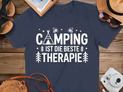 Camping Ist Die Beste Therapie T-Shirt