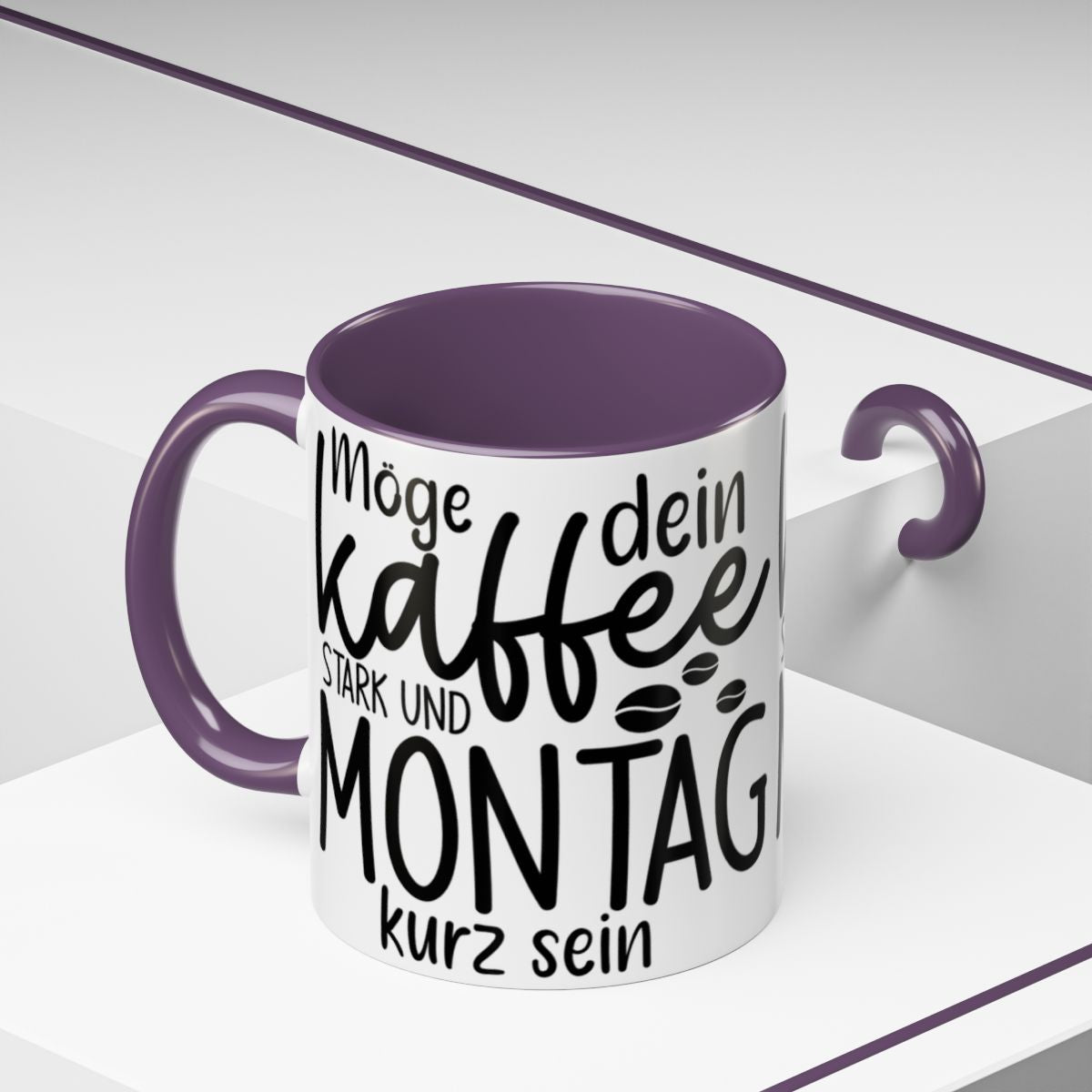 Möge dein Kaffee stark und Montag kurz sein mug