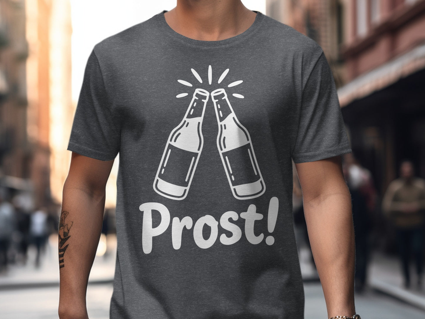 Prost Bottle Clinking Graphic T-Shirt product