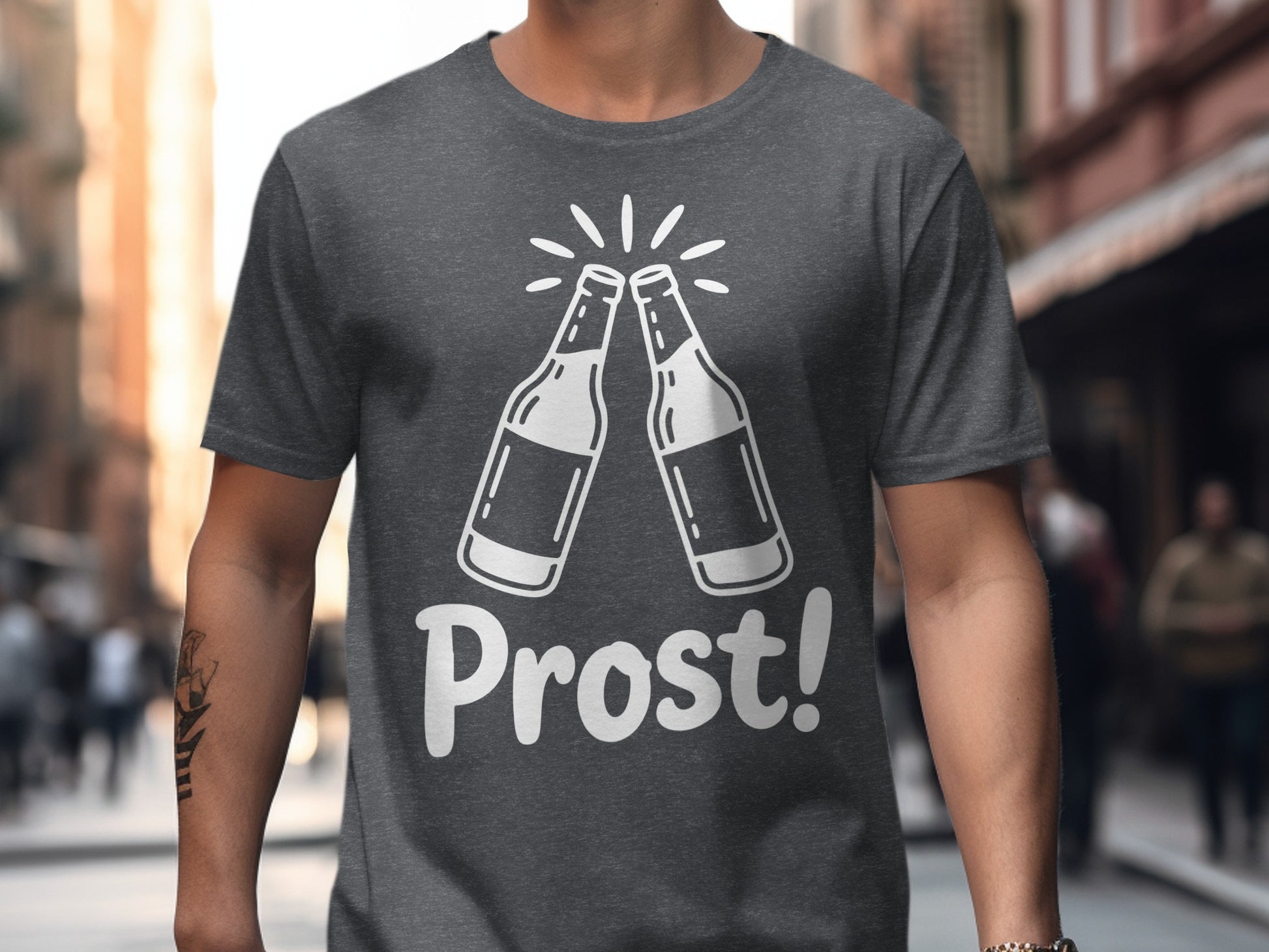 Prost Bottle Clinking Graphic T-Shirt product
