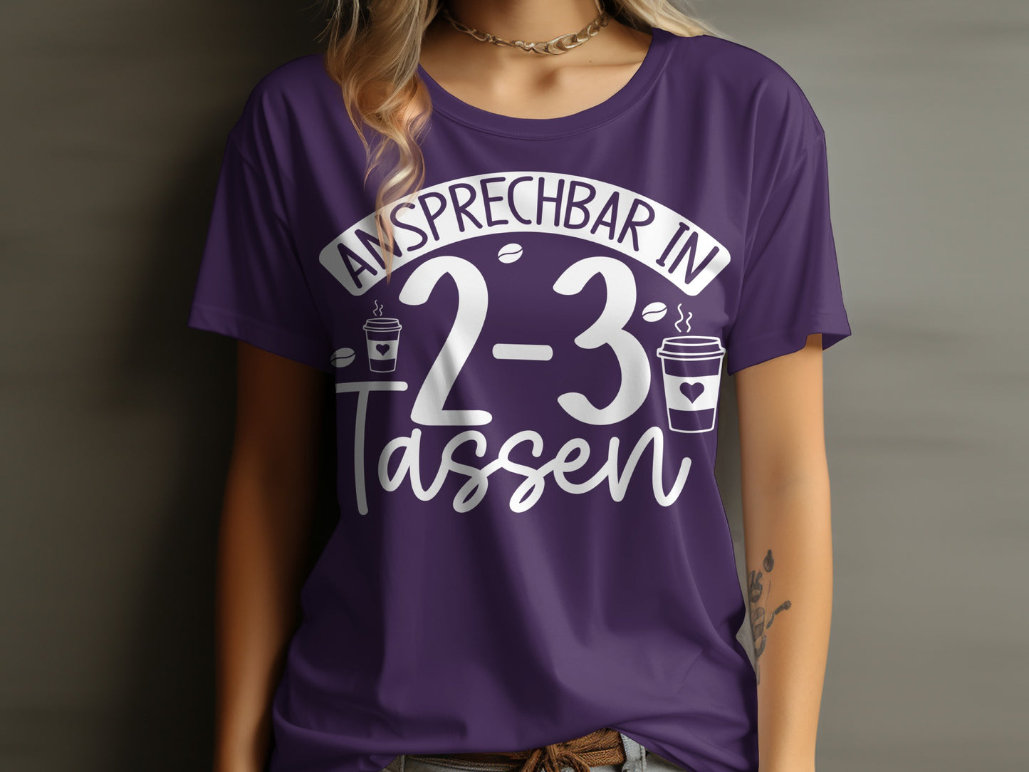 Ansprechbar In 2-3 Tassen Graphic T-Shirt