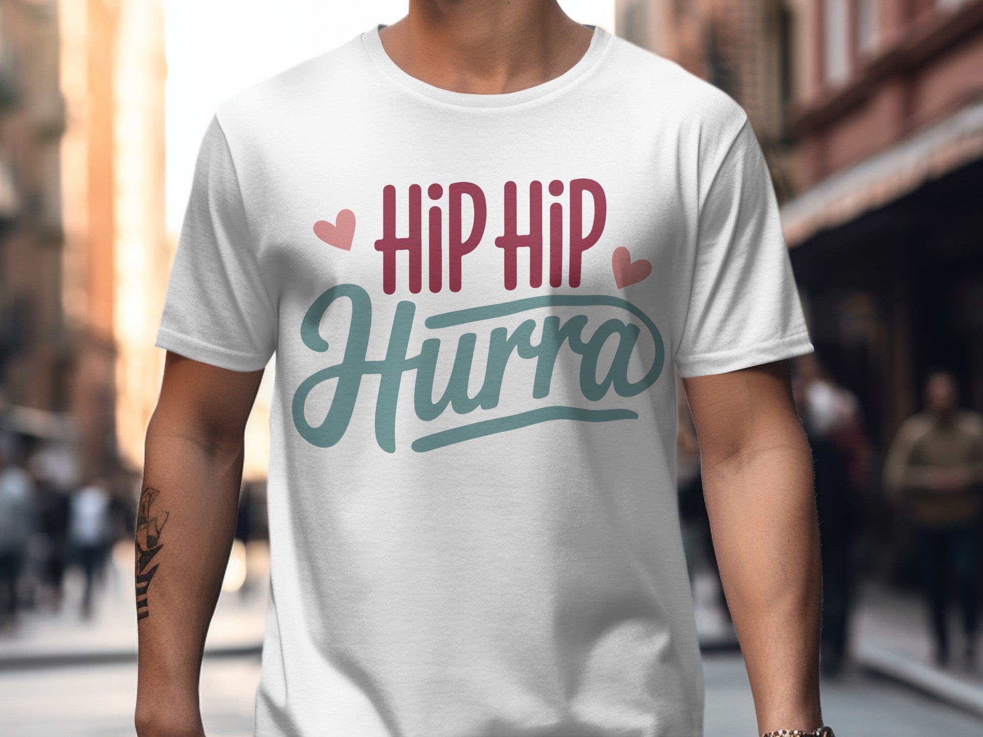 Celebrate Positivity with Hip Hip Hurra T-shirt