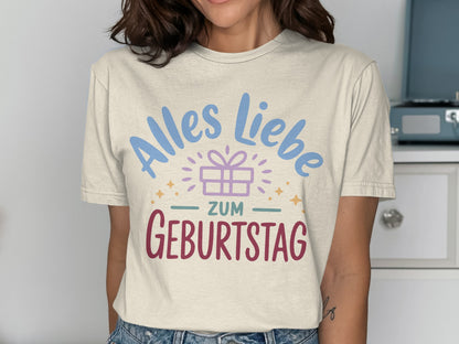 Alles Liebe Zum Geburtstag T-Shirt for Special Days