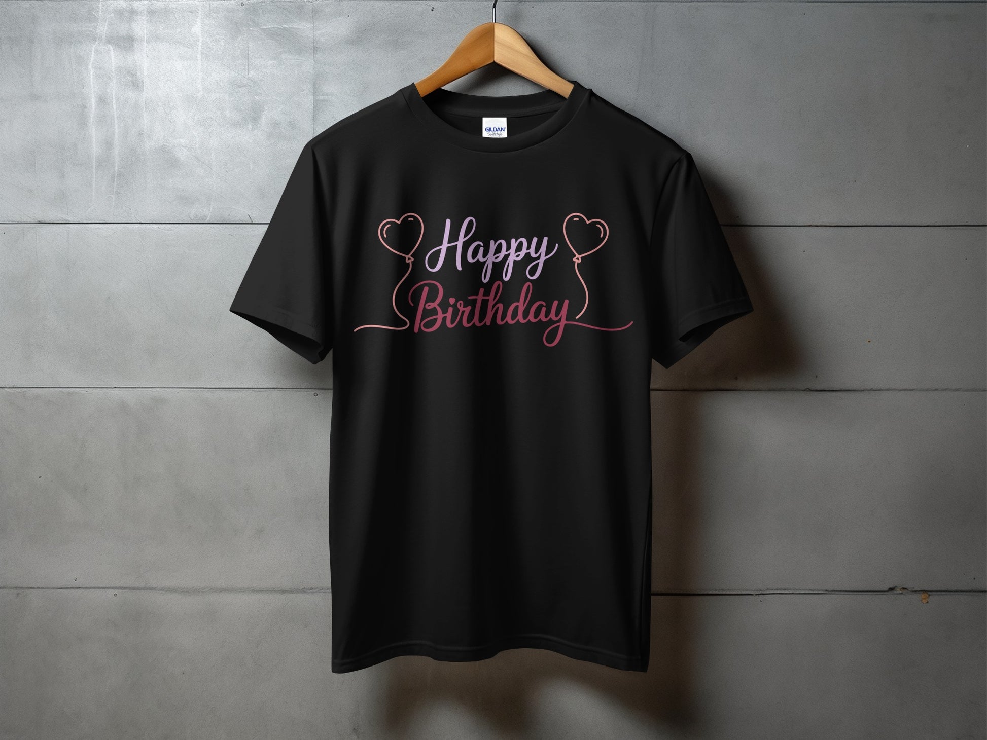 Happy Birthday Heart Balloons T-Shirt