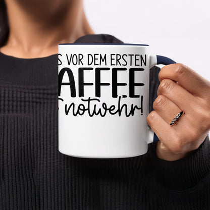 Vor dem ersten Kaffee Notwehr Coffee Mug