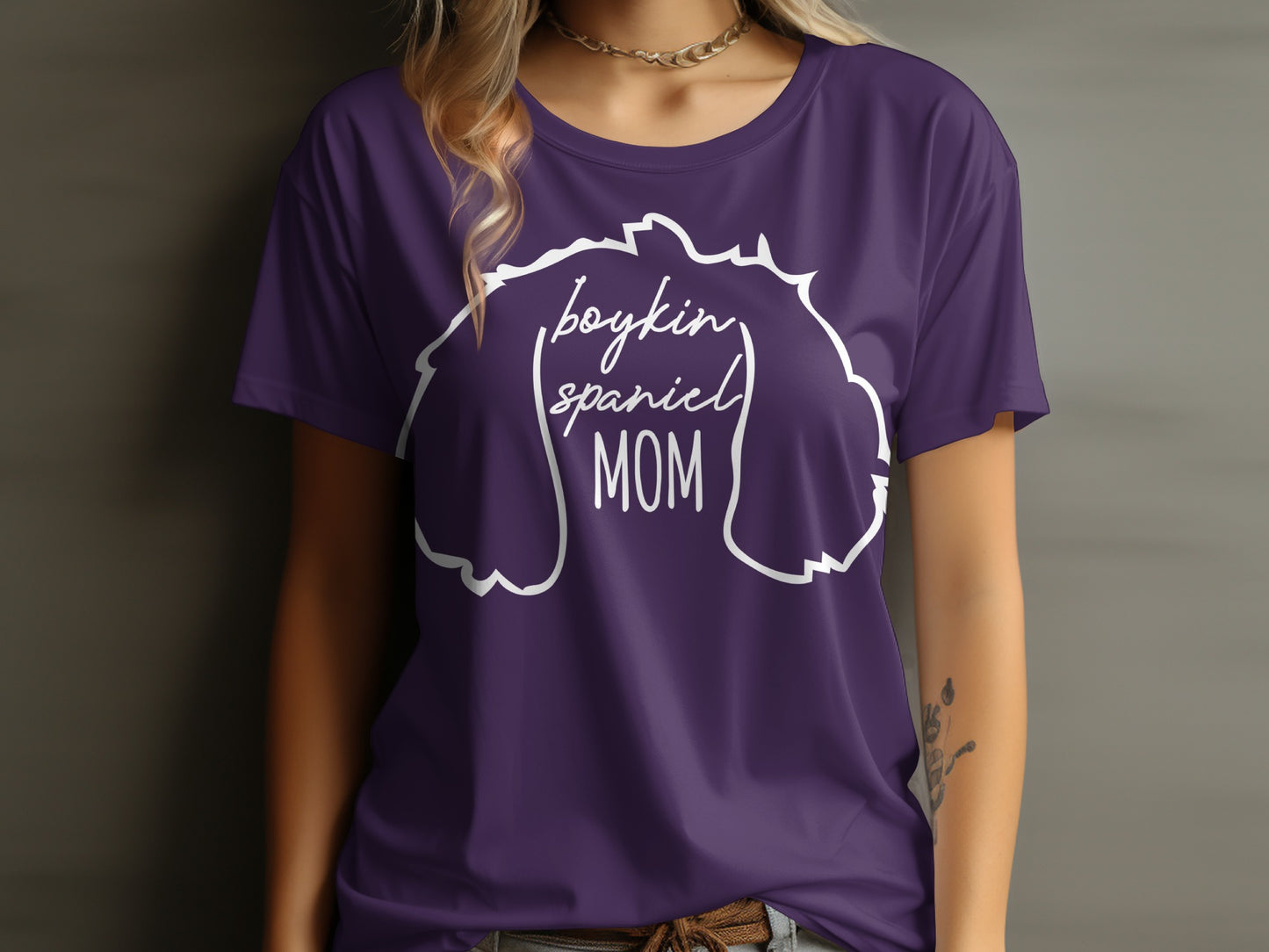 Boykin Spaniel Mom Graphic Tee for Dog Lovers